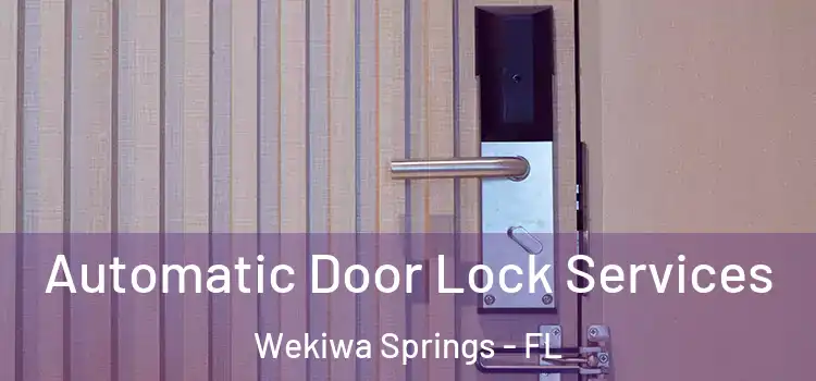 Automatic Door Lock Services Wekiwa Springs - FL